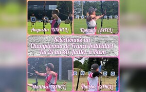 Sélection Championnat de France Individuel TAE International