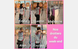 Les archers du week-end !