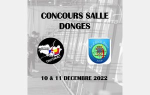 CONCOURS DONGES (SALLE)