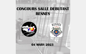 CONCOURS DEBUTANT RENNES (Salle)