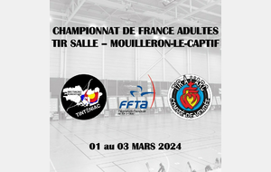 CHAMPIONNAT DE FRANCE ADULTES [MOUILLERON-LE-CAPTIF] (SALLE)