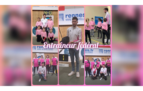 Diplôme entraîneur fédéral obtenu pour Gwen !