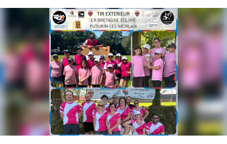 TIR EXTERIEUR – CR BRETAGNE EQUIPES JEUNES / FINALE DR EQUIPES ADULTES – PLOURIN LES MORLAIX ⛅